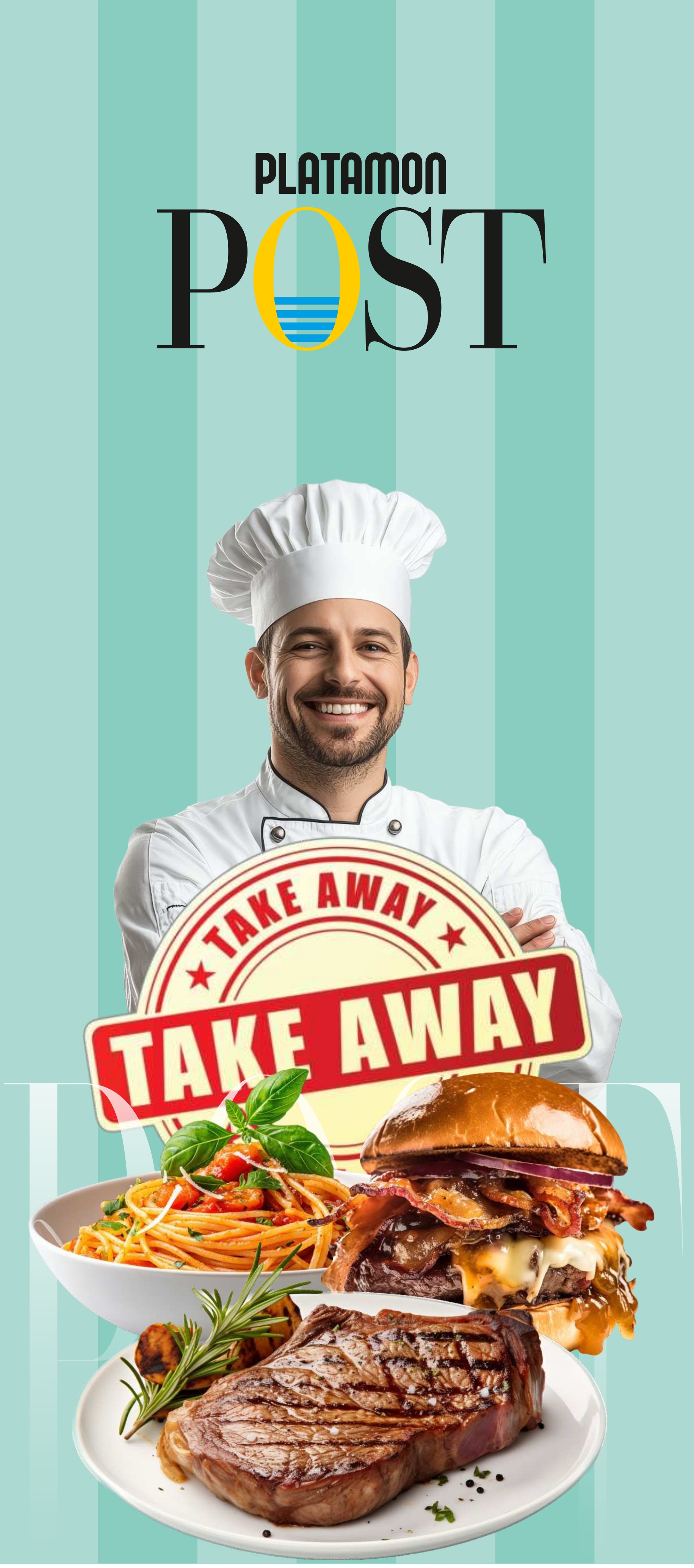 Φαγητό — Take Away εξώφυλλο μενού